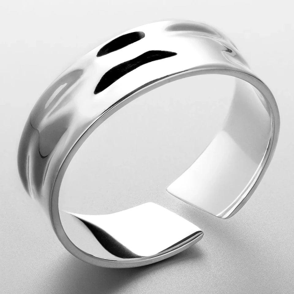 Gold-Plated Wide Ring