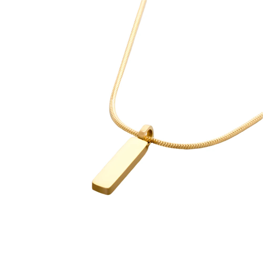 Golden Pendant Chain Necklace